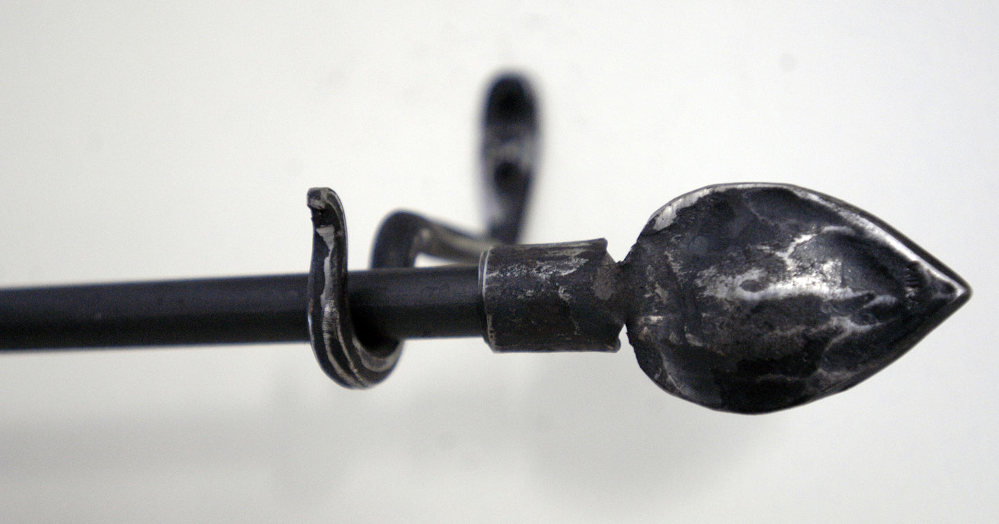 a close up of a traffic light on a pole