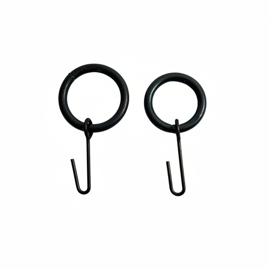 Gardinringar med hakar produktbild