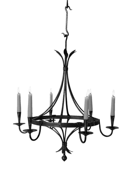 a clock that is on top of a tree